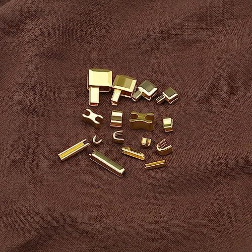 ECSiNG 20 Sets Zip Repair Kit #3#5#8#10 Metal Zipper Latch Slider Retainer Insertion Pin Zipper Bottom Stopper for Clothes Backpack Tents Luggage 5 Colours — view 5