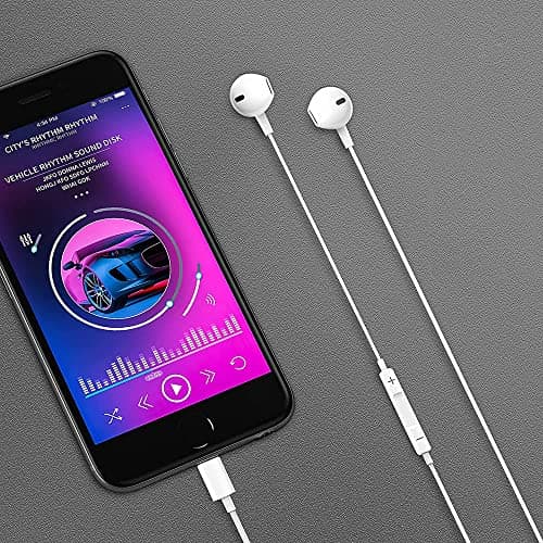 Earphones Wired Earbuds In-Ear Headphones with Microphone, Noise Isolating 3.5mm Jack Headphones for Samsung,iPhone,Android,iPad,Tablets and Other 3.5mm Jack Audio Devices (PINK) — view 5