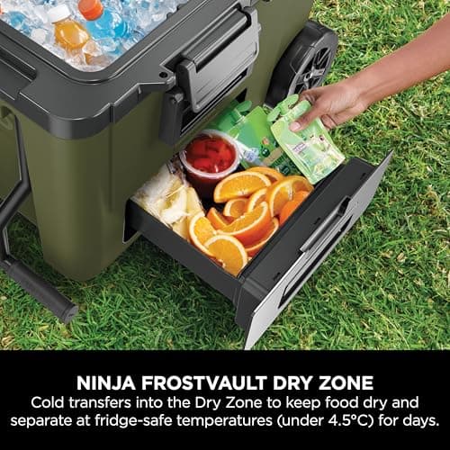 Ninja FrostVault Insulated Cool Box & Bottle Set, Olive FB245AMZEUUKGN — view 4