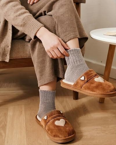 Jeasona 5 Pairs Boot Socks Womens 6-9 Ladies Warm Winter Thermal Socks — view 3