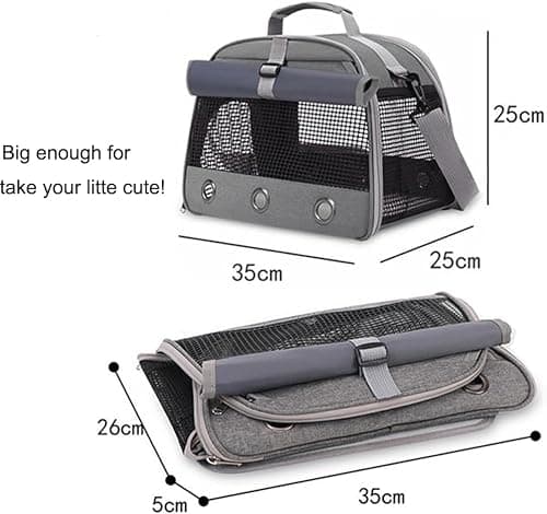 Guinea Pig Travel Carrier Bag,Portable Small Animal Pet Carrier Pouch — view 5