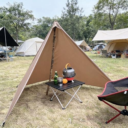 HipierFx Lightweight Camping Stove Windscreen Portable 20D Nylon Flame-retardant Outdoor Windshield Shelter