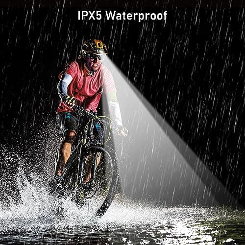 Blukar Head Torch Rechargeable, 2000L Super Bright LED Headlamp Headlight — view 5