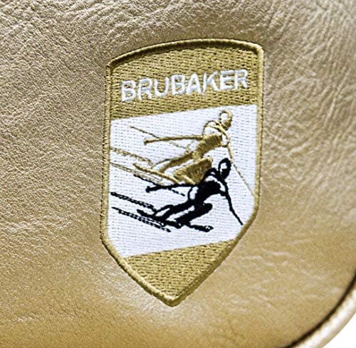 BRUBAKER Super St. Moritz Ski Boot Backpack for Boots, Helmet, Gear and Apparel - White/Golden — view 6