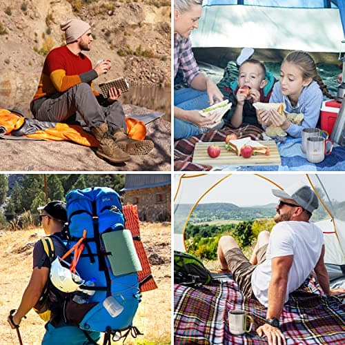 Milestone 200ml Stainless Steel Carabina Carabiner Mug Tea Cup Camp Camping Hiking Travel Picnic — view 2