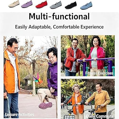 Women's Casual Knitted Mary Jane Flats Shoes, Comfortable Breathable Mesh Walking Ballet Shoes, Lightweight Breathable Slip-On Walking Shoes for DailyWeddings Travel Casual (Green,4) — view 5