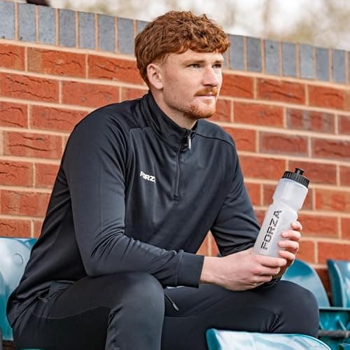 FORZA 750ml Sports Water Bottle | BPA-Free Water Bottles with Durable, Easy-Squeeze Design – Multiple Colours Available (Pack of 1, Semi-Translucent) — view 2