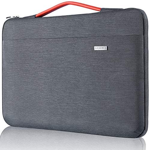 LANDICI 13.3 Inch Laptop Sleeve Protective Case with Handle and Pockets