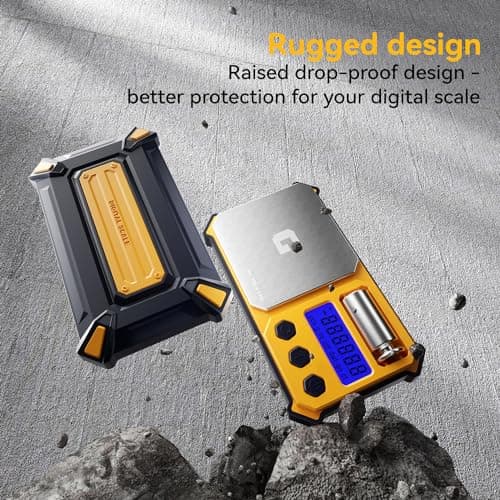 GRAM PRES Digital Pocket Gram Scales 300g x 0.01g Accuracy Small Portable Precision Scale with Digital Weight in Grams and Oz for Jewellery, Diamonds, Powders and Medicine, with 50g Cal Weights — view 4