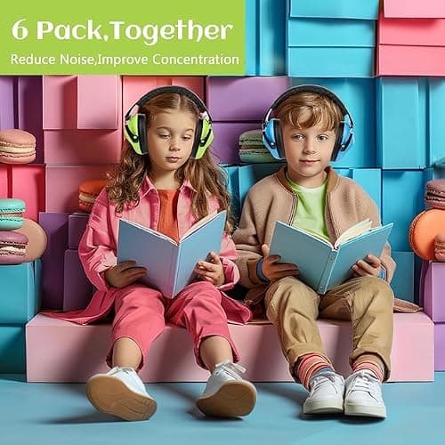 Floriogra 6 Pack Ear Defenders Children SNR 28dB for Autism Children — view 2