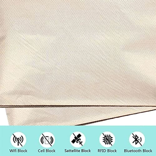 GORGECRAFT EMF Protection Fabric, EMI, RF & RFID Shielding Copper Fabric 57.09x39.37 inch Faraday Fabric Shielding Rating from 10khz to 30Ghz — view 5