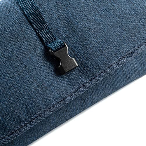 Folded Travel Organizer Electronics Bag,Reel bag,Electronics Accessories Carry Pouch,Travel Gadget Storage bag for Cable,SD Cards,Charger,USB-Teal — view 5