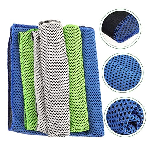 Toyvian 3pcs Quick Dry Sports Towels Polyester for Backpacking and Fitness — view 5
