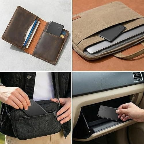 [MFi Certified] Slim Wallet Tracker Card Pair with Apple Find My (iOS Only) — view 6