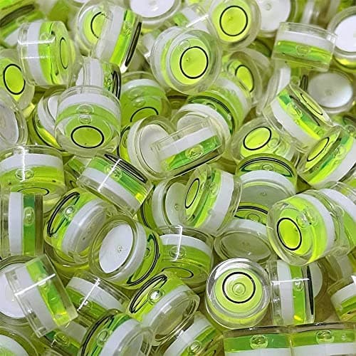 Rkshgw Circular Bubble Spirit Level Transparent 10X6mm for Travel — view 5
