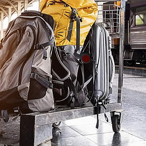 Lewis N. Clark LOC88RED TSA Approved Padlock & Bike Lock for Luggage + Travel, Set Your Combo w/30in Retractable Steel Cable, Red — view 4