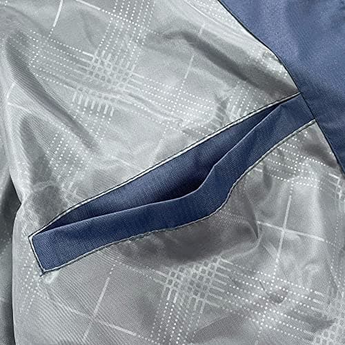 Blu Apparel Mens Waterproof Rain Jacket Premium Branded Walking Hiking Everyday wear Jacket Windproof (UK, Alpha, M, Regular, Regular, Navy) — view 4