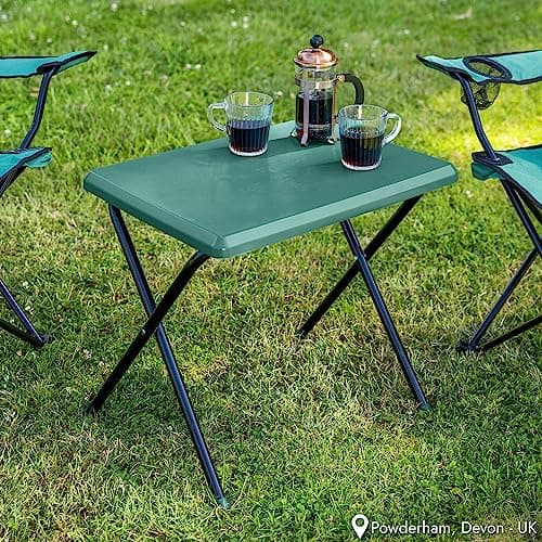 Trail Small Folding Camping Table, Green — view 2