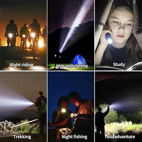 YZYOE Rechargeable Red Light Flashlight，Tactical Flashlights， 2 in 1 White Lights and LED Red Hunting Light，2 Modes, Coon Hunting Lights， Detector,Night Observation, Astronomy, Aviation. — view 4