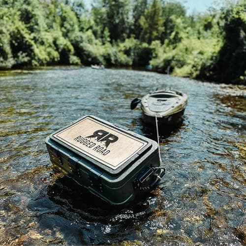 Rugged Road V2 Floating Cooler with 7 Day Ice Retention, Ultralight Design (Blue Steel, 85 Can) — view 6