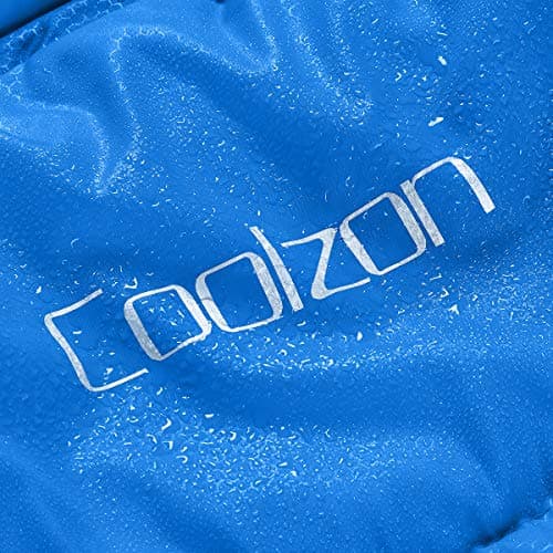 Coolzon Outdoor Sleeping Bag for Camping, for 3-4 Seasons, Adult Blanket, Small Packed Size, Ultralight Carry Bag, Soft, Thick and Warm, for Outdoor Camping, Travel, Hiking, Navy — view 5