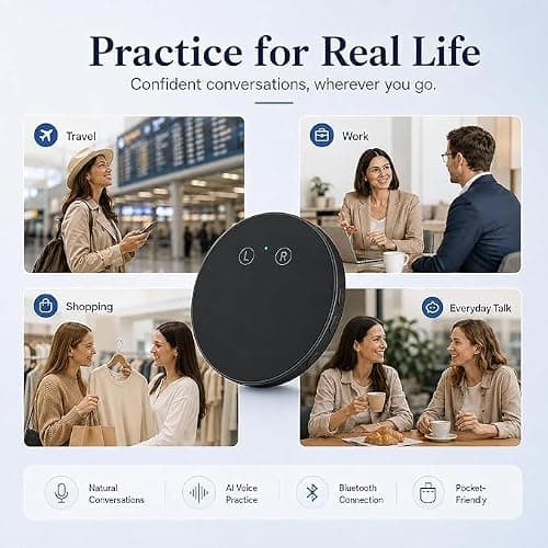AI Pocket Translator – Real-Time Two-Way Voice Translation (2pcs) — view 6