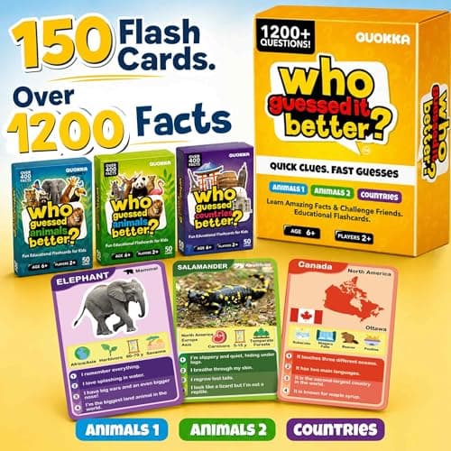 Quokka Kids Card Games for 6 8 Year Olds - Educational Games for Families — view 2