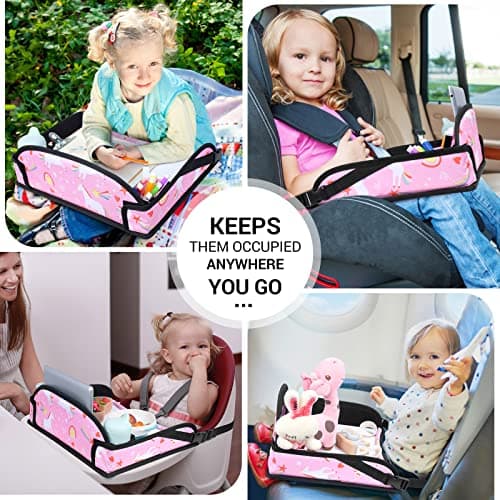 INFANZIA Kids Travel Tray for Car Seat, Road Trip Activities for kids — view 6