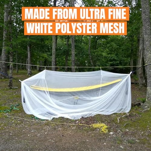 MEKKAPRO Ultra Large Mosquito Net with Carry Bag, 2 Openings — view 2