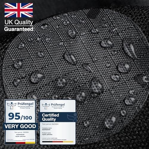 Self-adhesive Repair Patches for Jackets, Tents, Sleeping Bags, Graphite — view 6