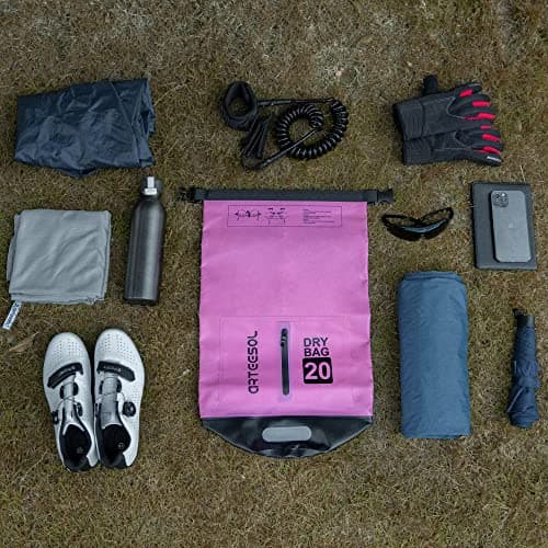 Blackace arteesol Dry Bag 5L/10L/20L/30L Wet Bag Waterproof Bag with Phone Pouch Double Shoulder Strap Backpack for Travelling Fishing Cycling Kayaking Swimming Boating Beach — view 4