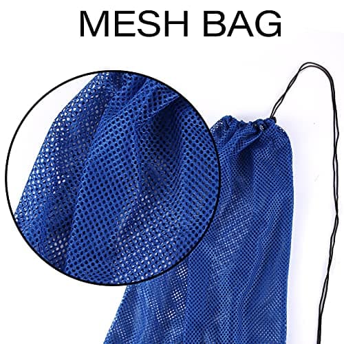 Yizerel 2 Packs Mesh Gear Bag for Snorkel Equipment, Oversized 18" x 27" (45.7cm x 68.6cm) Mesh Dive Bag for Snorkeling Gear — view 4