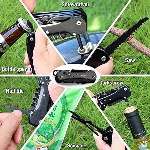HONZIN Swiss Style Multi Function Pocket Knife - for Every Day use Including Outdoor Survival Fishing — view 6
