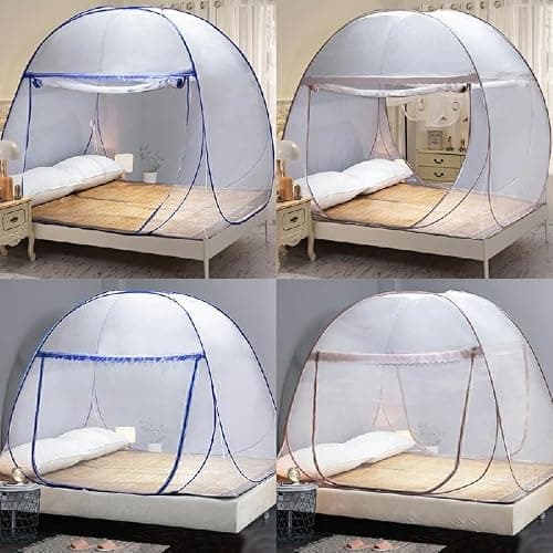 Pop-Up Mosquito Net Tent with Single Door, 100W x 190L cm, Coffee, mosquito net mosquito net for bed, mosquito net travel, mosquito netting,mosquito nets — view 5