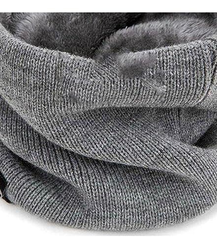 Neck Warmer Winter Neck Tube Neck Warmer Neck Warmer Loop Scarf Tube Scarf Thermal Scarf for Men and Women for Ski Winter Travel Cycling Motorcycles Outdoor Sports, Purple — view 4