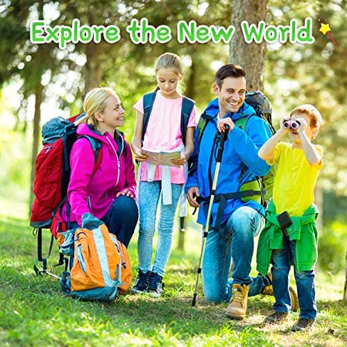 EUTOYZ 4-10yet Olds Binocular, Outdoor Toys Boys Girls Pink, Stocking Pink fillers Child gifts — view 3