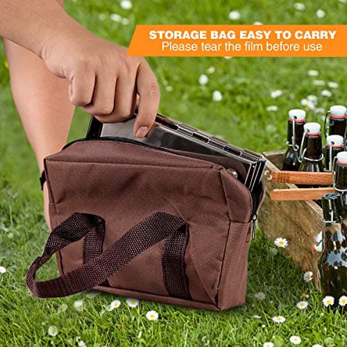 REDCAMP Camping Wood Burning Stove, Stainless Steel Portable Foldable Stove — view 4