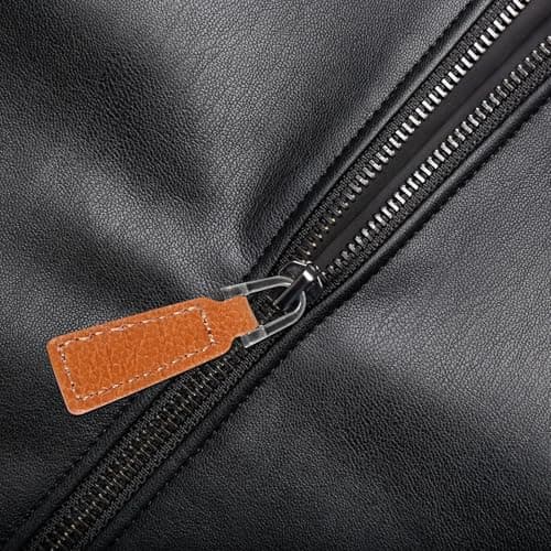 20pcs Brown Pu Zipper Head for Bag and Luggage Repair, Easy Install — view 5