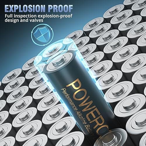 POWEROWL 40-Pack AA Batteries, Double A Alkaline Battery Pack, 1.5V, 10-Year Shelf Life, LR6 — view 5