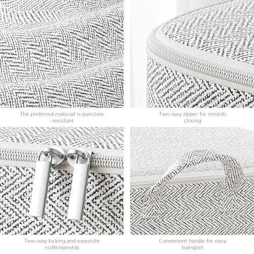 2er Pack Storage Bags Foldable with Zipper and Handle Closet Space Saver Stackable Bins Containers Moving Boxes Organizer for Clothes Outdoor Bedding Blankets Pillows Quilt Suitcase (110L) — view 2