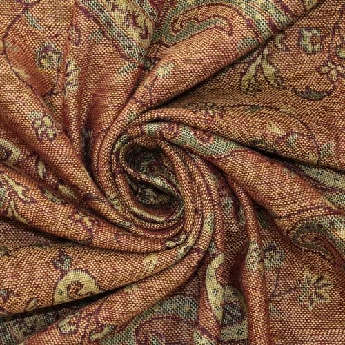 vimate Green Paisley Pashmina Scarfs Winter Women'S Jacquard Rave Pashmina Shawls and Wraps for Evening Dresses(UK-Style 5-Olive Green) — view 4