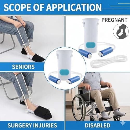 Bimoweifi Sock Aids for Putting,Sock Assist Tool for Elderly, Disabled & Pregnant — view 6