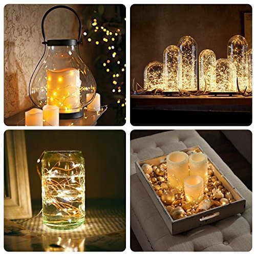BXROIU 6Pack Fairy Lights Battery Operated, Warm White, 2M 20LEDs, — view 3