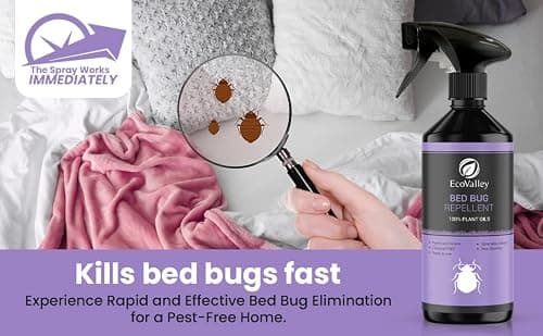 EcoValley Bed Bug Repellent Spray 500ml - Fast Acting Bedbug Terminator Treatment for Mattresses, Homes, Caravans, Trucks, and Bedrooms — view 4