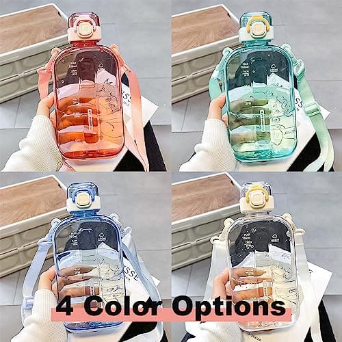 DSYSC Sports Water Bottle 750ml, Leakproof Drinks Bottle, Gym Water Bottle, Waterbottle with Healthy Material for Travel Picnic Camping Hiking (Blue) — view 4