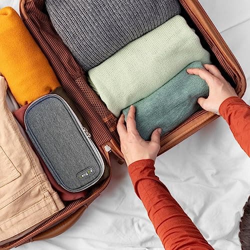 SUNMON Insulin Cooler Travel Case, Monjaro Travel Case, Compact Medicine Cool Bag with 2 Reusable Ice Packs, TSA Approved Medication Cooler for Travel (Grey) — view 6