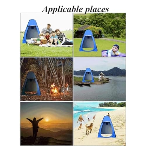 Portable Pop-Up Privacy Changing Tent (Dark Blue) — view 5