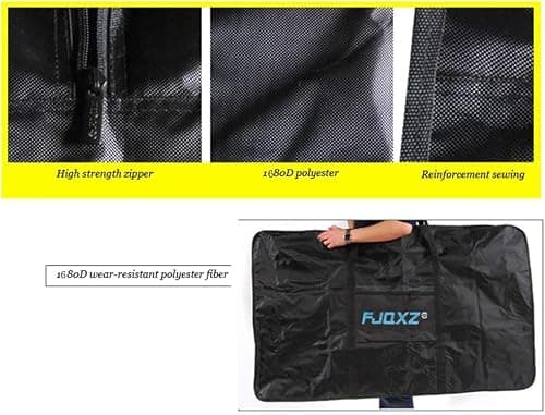 trancoss Bike Folding Travel Bag 26 Inch 1680D Padded Folding Carrier Waterproof Cycling Luggage Bag for Transport,Air Travel — view 2