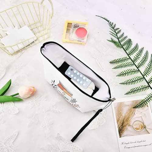 Sisadodo Medication Travel Organiser Bag for Holiday Work Portable Medical Travel Zip Storage Pouch for First Aid Kit Multifunctional Meds Medicine Storage Bags for Luggage Handbags — view 6