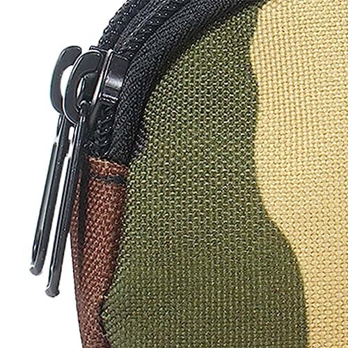 Double Layer Waterproof Coin Purse with Belt Loop,Jungle Camo — view 6